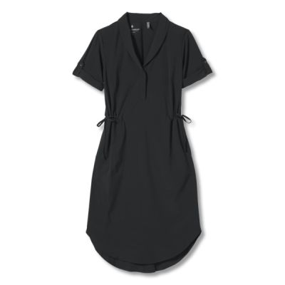Royal Robbins Spotless Traveler Dress S/s - Jet Black - Naiset - M - Partioaitta