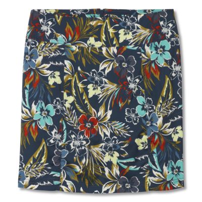 Royal Robbins Discovery Iii Printed Skort - Navy Palisades Pt - Naiset - 12 - Partioaitta