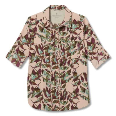 Royal Robbins Bug Barrier Expedition Ii L/s Print - Evening Sand Sprig Pt - Naiset - S - Partioaitta, kuva 1 / 1