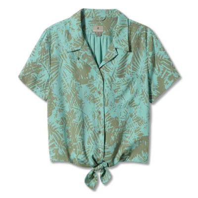 Royal Robbins Bergen S/s - Turquoise - Naiset - M - Partioaitta, kuva 1 / 1