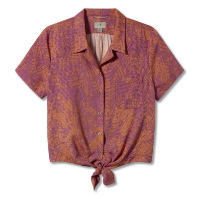 Royal Robbins Bergen S/s - Boysenberry - Naiset - S - Partioaitta