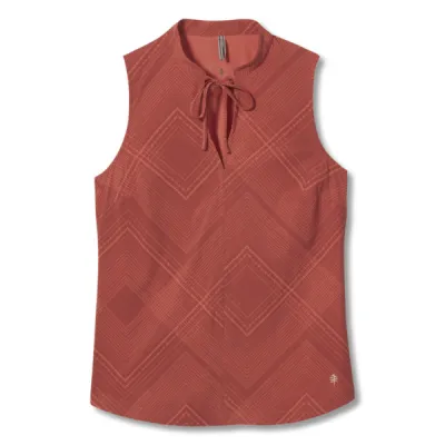 Royal Robbins Spotless Traveler Tank - Terracotta Geo Dot Pt - Naiset - M - Partioaitta, kuva 1 / 1