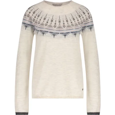 Royal Robbins Westlands Fairisle Crew - Sand Dollar Muir Pt - Naiset - S - Partioaitta, kuva 1 / 1