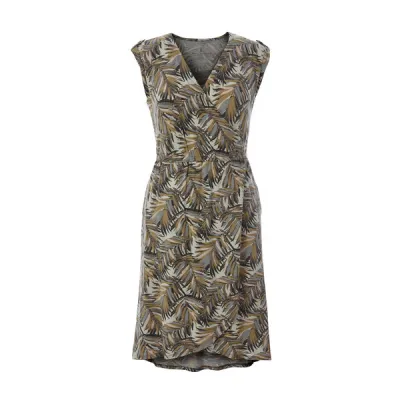 Royal Robbins Noe Cross-over Dress - Lt Taupe Pt - Naiset - S - Partioaitta, kuva 1 / 1