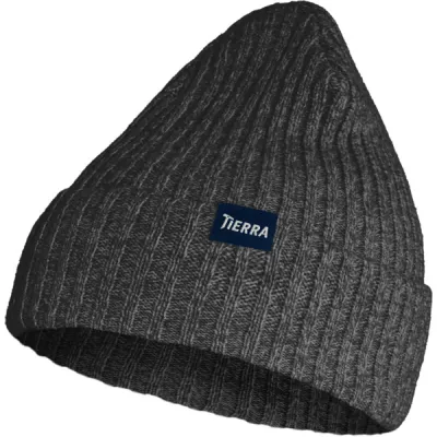 Tierra Double Watchman Beanie - Black Melange - Unisex - One Size - Partioaitta, kuva 1 / 1