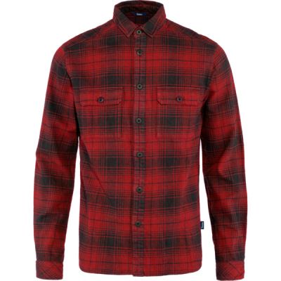 Tierra Bintangs Hemp Shirt M - Pistol Red - Miehet - L - Partioaitta