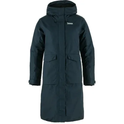 Tierra Nikka Parka W - Deep Navy - Naiset - S - Partioaitta, kuva 1 / 1