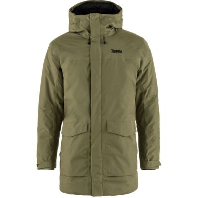 Tierra Nikka Parka M - Fall Green - Miehet - XL - Partioaitta