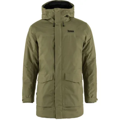 Tierra Nikka Parka M - Fall Green - Miehet - XL - Partioaitta, kuva 1 / 1