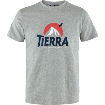 Tierra Organic Cotton Everest Tee M - Grey Melange - Miehet - XL - Partioaitta