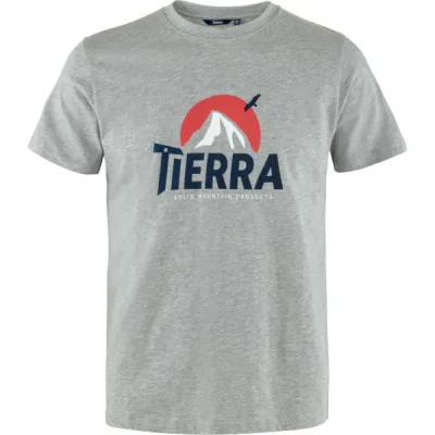 Tierra Organic Cotton Everest Tee M - Grey Melange - Miehet - XL - Partioaitta, kuva 1 / 1