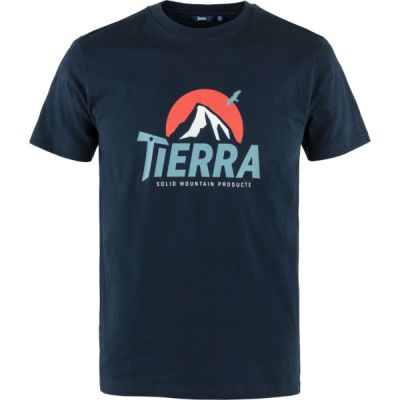 Tierra Organic Cotton Everest Tee M - Deep Navy - Miehet - S - Partioaitta
