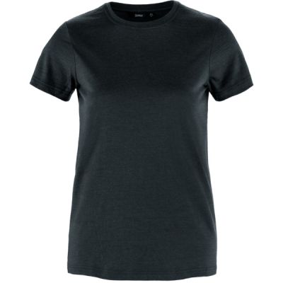 Tierra Wool Tee W - Black - Naiset - M - Partioaitta