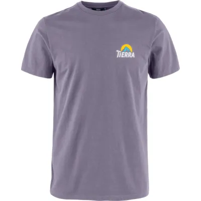 Tierra Organic Cotton Tee Everest Multi M - Purple Dusk - Miehet - XXXL - Partioaitta, kuva 1 / 1