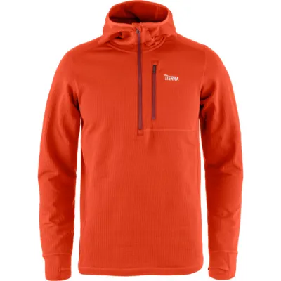Tierra Nallo Hood Half Zip M - Warm Orange - Miehet - L - Partioaitta, kuva 1 / 1