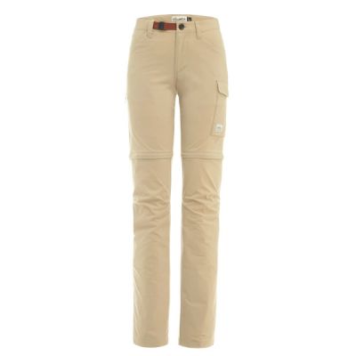 Tierra Correspondent Convertible Pant W - Sand Khaki - Naiset - 36 - Partioaitta