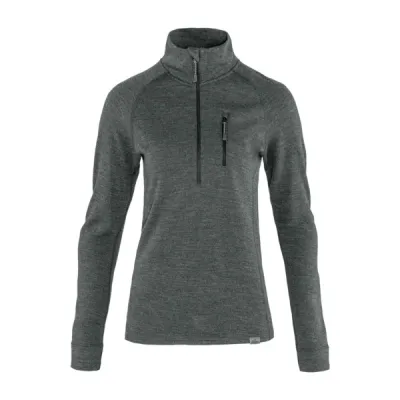 Tierra Templet Midlayer Q-zip W - Black Melange - Naiset - L - Partioaitta, kuva 1 / 1