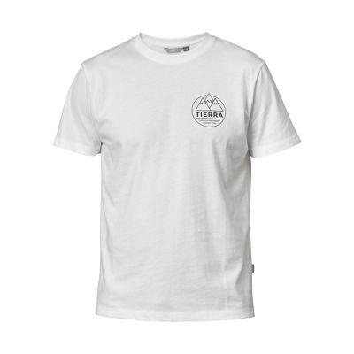 Tierra Tee M - White (mountain Logo) - Miehet - XS - Partioaitta
