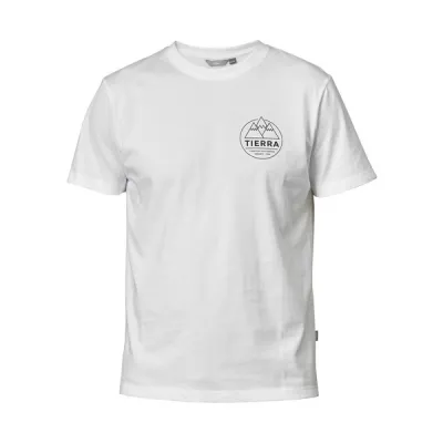 Tierra Tee M - White (mountain Logo) - Miehet - XS - Partioaitta, kuva 1 / 1