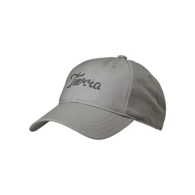 Tierra Embroided Organic Cotton 6 Panel Cap - Grey - Unisex - One Size - Partioaitta, kuva 1 / 1