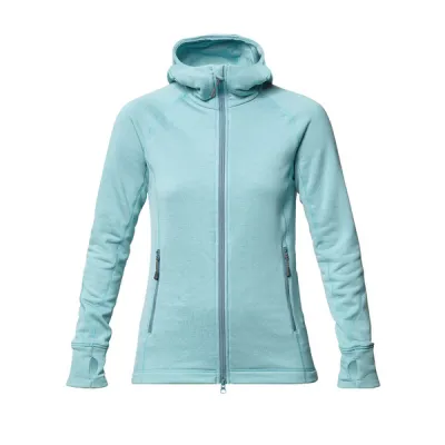 Tierra Sta Fleece Hood W - Smoke Blue - Naiset - L - Partioaitta, kuva 1 / 1