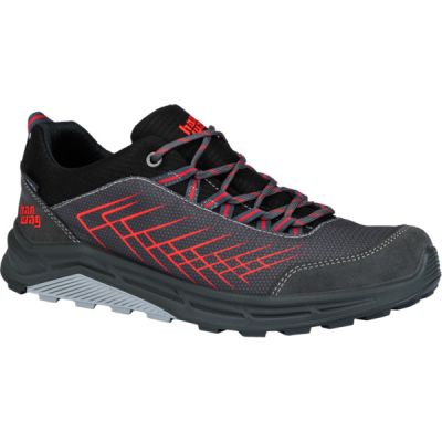 Hanwag Coastridge Low Es - Asphalt/red - Miehet - 9 - Partioaitta