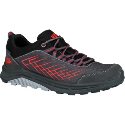 Hanwag Coastridge Low Es - Asphalt/red - Miehet - 6,5 - Partioaitta, kuva 1 / 1
