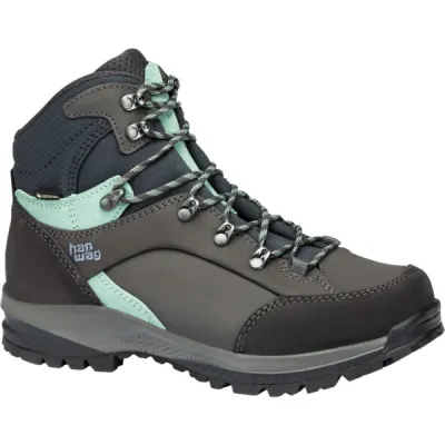 Hanwag Banks Sf Extra Lady Gtx - Asphalt/mint - Naiset - 7 - Partioaitta, kuva 1 / 1