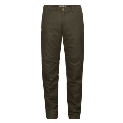 Fjällräven Sörmland Tapered Winter Trs W - Dark Olive - Naiset - 48 - Partioaitta