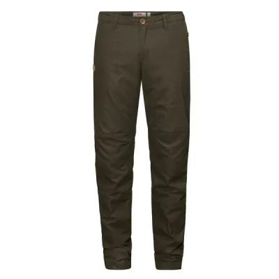 Fjällräven Sörmland Tapered Winter Trs W - Dark Olive - Naiset - 34 - Partioaitta