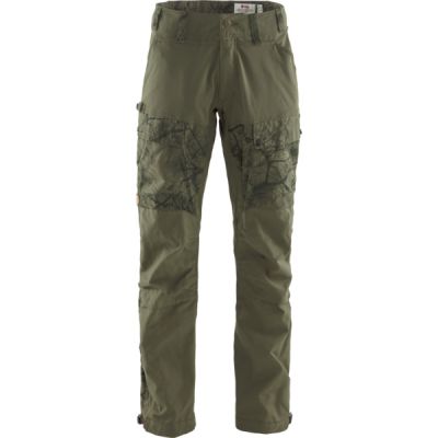 Fjällräven Lappland Hybrid Trousers M - Green Camo-laurel Green - Miehet - 46 - Partioaitta