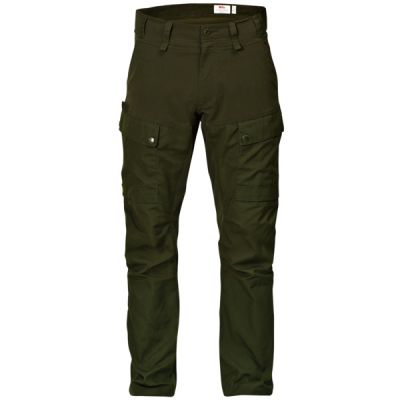 Fjällräven Lappland Hybrid Trousers M - Deep Forest - Miehet - 44 - Partioaitta