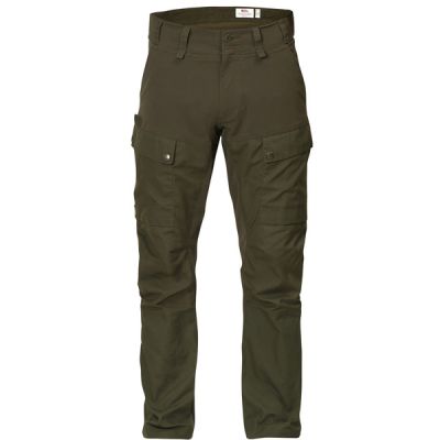 Fjällräven Lappland Hybrid Trousers M - Dark Olive - Miehet - 54 - Partioaitta