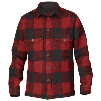 Fjällräven Canada Shirt M - Red - Miehet - S - Partioaitta