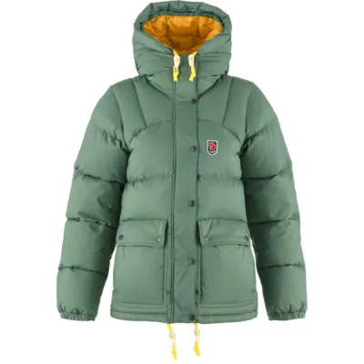 Fjällräven Expedition Down Lite Jacket W - Patina Green-mustard Yellow - Naiset - L - Partioaitta, kuva 1 / 1