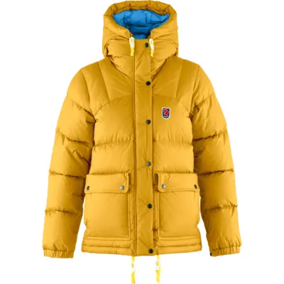 Fjällräven Expedition Down Lite Jacket W - Mustard Yellow-un Blue - Naiset - XL - Partioaitta, kuva 1 / 1