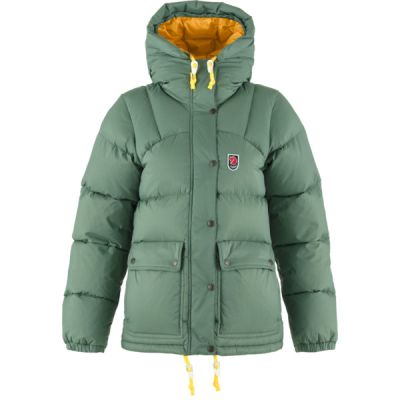 Fjällräven Expedition Down Lite Jacket W - Patina Green-mustard Yellow - Naiset - XXS - Partioaitta | Alk. 629,00 €