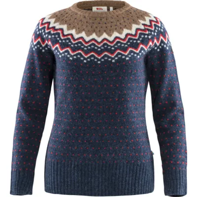 Fjällräven Övik Knit Sweater W - Navy - Naiset - S - Partioaitta, kuva 1 / 1