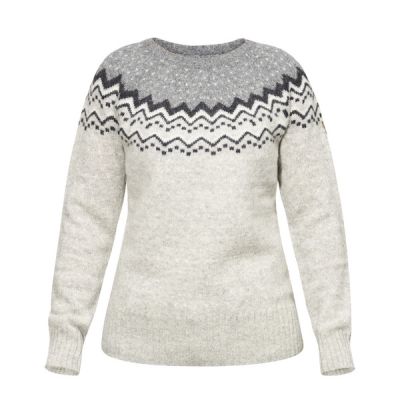 Fjällräven Övik Knit Sweater W - Grey - Naiset - XS - Partioaitta