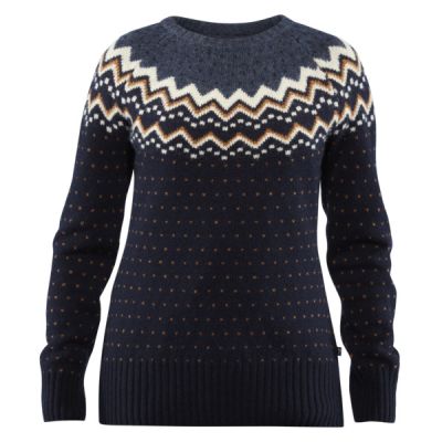 Fjällräven Övik Knit Sweater W - Dark Navy - Naiset - L - Partioaitta