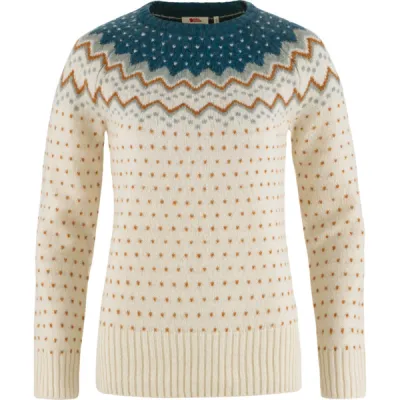 Fjällräven Övik Knit Sweater W - Glacier Green - Naiset - XS - Partioaitta, kuva 1 / 1