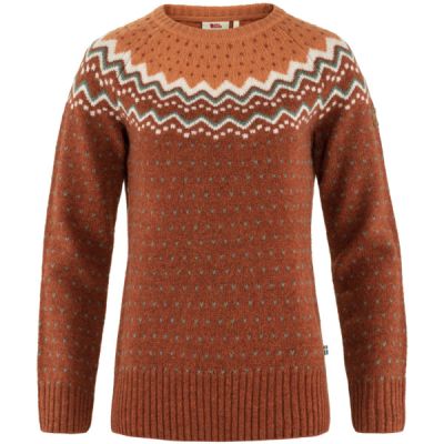 Fjällräven Övik Knit Sweater W - Autumn Leaf-desert Brown - Naiset - S - Partioaitta