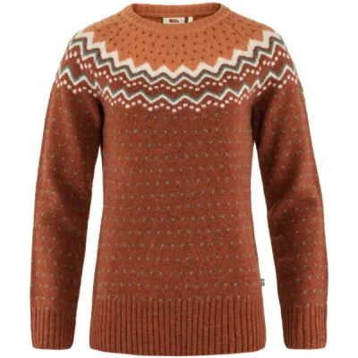 Fjällräven Övik Knit Sweater W - Autumn Leaf-desert Brown - Naiset - M - Partioaitta, kuva 1 / 1
