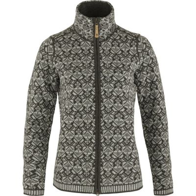 Fjällräven Snow Cardigan W - Dark Olive - Naiset - XXS - Partioaitta