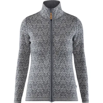 Fjällräven Snow Cardigan W - Grey - Naiset - M - Partioaitta, kuva 1 / 1