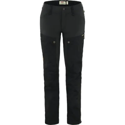 Fjällräven Keb Trousers W Short - Black - Naiset - 46 - Partioaitta, kuva 1 / 1