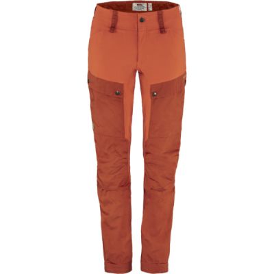 Fjällräven Keb Trousers W Short - Cabin Red-rowan Red - Naiset - 34 - Partioaitta