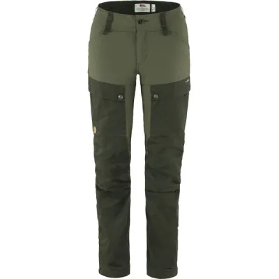 Fjällräven Keb Trousers W Short - Deep Forest-laurel Green - Naiset - 38 - Partioaitta, kuva 1 / 1