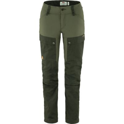 Fjällräven Keb Trousers W Reg - Deep Forest-laurel Green - Naiset - 42 - Partioaitta