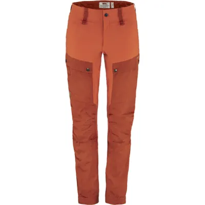 Fjällräven Keb Trousers W Reg - Cabin Red-rowan Red - Naiset - 48 - Partioaitta, kuva 1 / 1